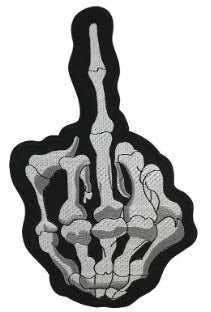 EMBROIDERED PATCH - REGULAR FINGER BONE PATCH