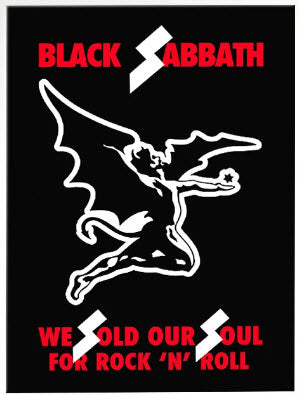 BLACK SABBATH - WE SOLD OUR SOUL FOR RNR CANVAS POSTER