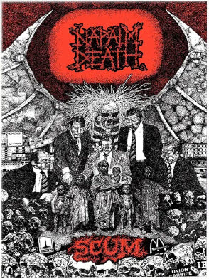 NAPALM DEATH - SCUM POLYESTER POSTER