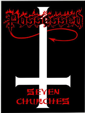 POSSESSED - SEVEN CHURCHES CANVAS POSTER