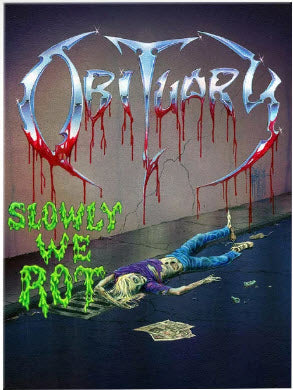 OBITUARY - SLOWLY TO ROT CANVAS POSTER