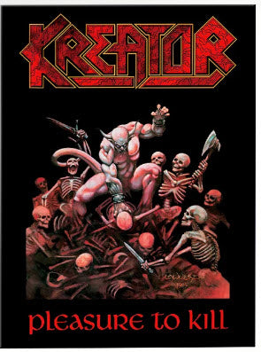 KREATOR - PLEASURE TO KILL CANVAS POSTER