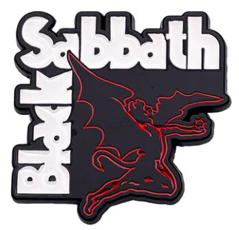 BLACK SABBATH - DEMON LOGO ENAMEL PIN BADGE