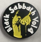 BLACK SABBATH - VOL 4 (CIRCLE) ENAMEL PIN BADGE