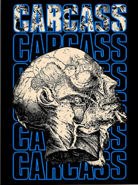 CARCASS - NECRO HEAD CANVAS POSTER