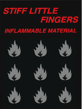 STIFF LITTLE FINGERS - INFLAMMABLE MATERIAL CANVAS POSTER