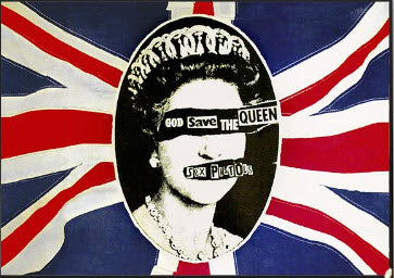 SEX PISTOLS - GOD SAVE THE QUEEN CANVAS POSTER