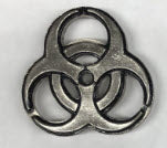 BIOHAZARD - LOGO METAL PIN