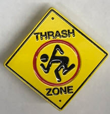 D.R.I - THRASH ZONE METAL PIN