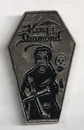 KING DIAMOND - COFFIN METAL PIN