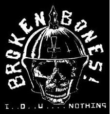 BROKEN BONES - I O U NOTHING BACK PATCH