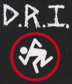 D.R.I - LOGO BACK PATCH