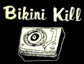 BIKINI KILL - RECORD PLAYER BACK PATCH