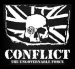 CONFLICT - UNGOVERNABLE FORCE BACK PATCH