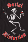 SOCIAL DISTORTION - SKELETON BACK PATCH