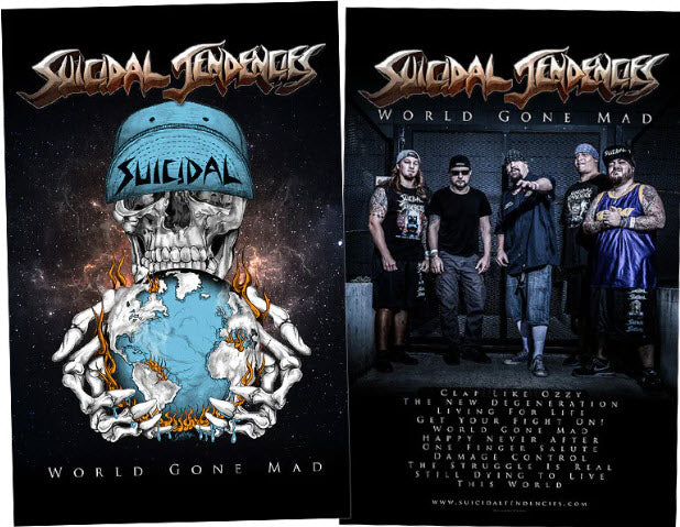 SUICIDAL TENDENCIES - WORLD GONE MAD POSTER