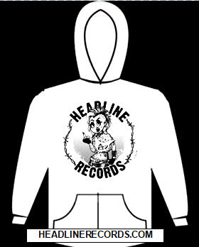 HEADLINE RECORDS - THE PUNKETTE BY LARRY WELZ HOODIE SWEATSHIRT