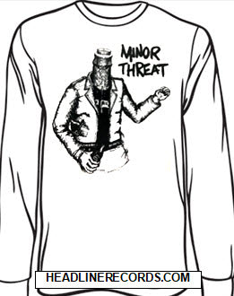 MINOR THREAT - BOTTLED VIOLENCE LONG SLEEVE TEE SHIRT