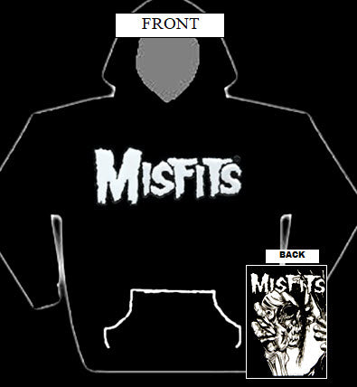 MISFITS - PUSHEAD EYEBALL HOODIE SWEATSHIRT