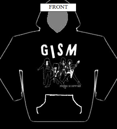 GISM - PUNKS IS HIPPIES HOODIE SWEATSHIRT