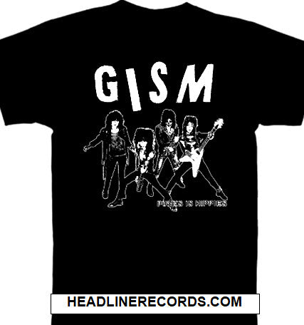 GISM - PUNKS IS HIPPIES TEE SHIRT