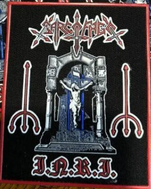 SARCOFAGO - INRI WOVEN PATCH