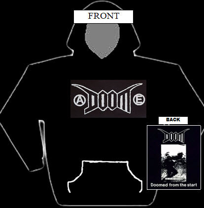 DOOM - DOOMED FROM THE START HOODIE SWEATSHIRT