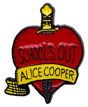 ALICE COOPER - SCHOOL'S OUT ENAMEL PIN