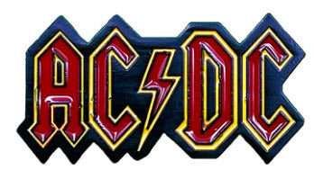 AC/DC - AC/DC LOGO CUT OUT ENAMEL PIN