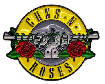 GUNS N ROSES - LOGO CUT OUT ENAMEL PIN BADGE