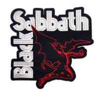 BLACK SABBATH -  DEMON BIG CUT OUT EMBROIDERED BACK PATCH