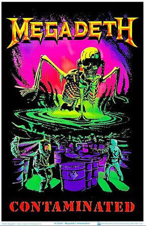 MEGADETH - CONTAMINATION BLACKLIGHT POSTER