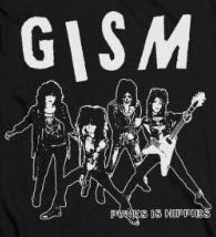 GISM - PUNK IS HIPPIES BACK PATCH