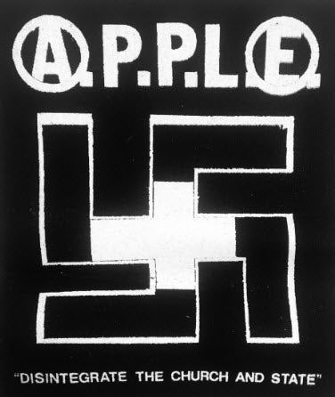 APPLE - DISINTEGRATE THE CHURCH & STATE PATCH