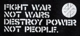 CRASS - FIGHT WAR NOT WARS PATCH