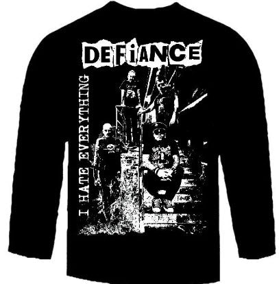 DEFIANCE - I HATE EVERYTHING LONG SLEEVE TEE SHIRT