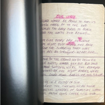 GERMS - STRANGE NOTES BOOK