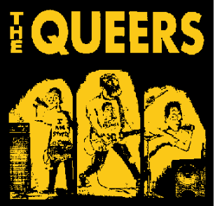QUEERS - BAND CARTOON BACK PATCH