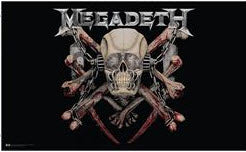 MEGADETH - KILLING IS MY BUSINESS FABRIC FLAG BANNER