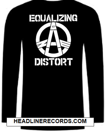 GAUZE - EQUALIZING DISTORT LONG SLEEVE TEE SHIRT
