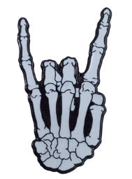 ENAMEL PIN BADGE - SKELETON DEVIL