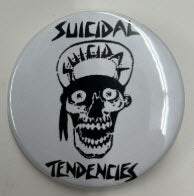 SUICIDAL TENDENCIES - SKULL 2.25" BIG BUTTON
