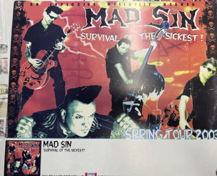 MAD SIN - SURVIVAL OF THE SICKEST POSTER