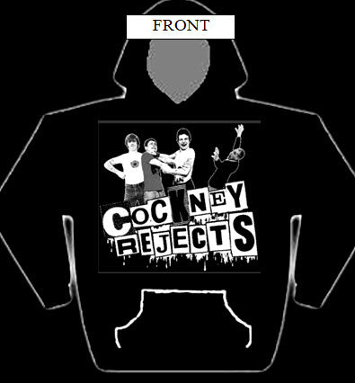 COCKNEY REJECTS - BAND PICTURE HOODIE SWEATSHIRT