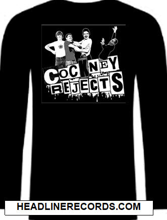 COCKNEY REJECTS - BAND PICTURE LONG SLEEVE TEE SHIRT