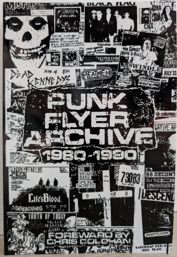 BOOK - PUNK FLYER ARCHIVES 1980 / 1990
