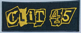 CLIT 45 - CLIT 45 EMBROIDERED PATCH