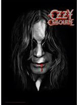 OZZY OSBOURNE - BLOOD LIPS FABRIC POSTER