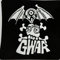 GWAR - SKULL WINGS STICKER