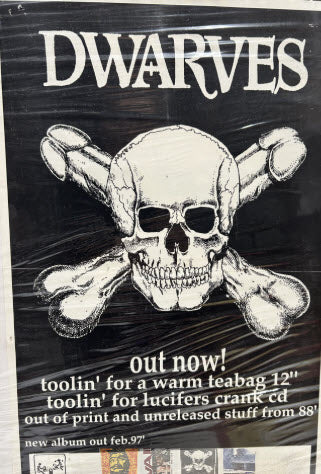 DWARVES - TOOLIN FOR A WARM TEABAG PROMO POSTER